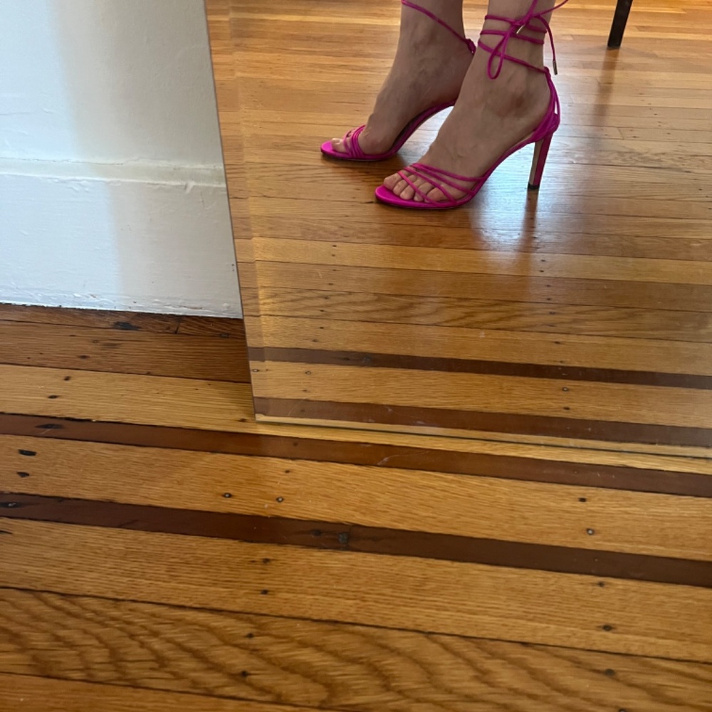 Jimmy Choo Anita Fuchsia Pink strappy heels Size 39 - Picture 5 of 5